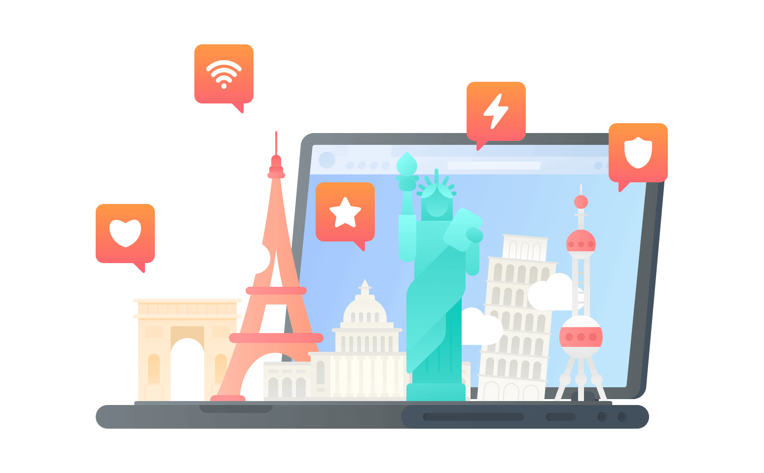 在英属印弟安海城连接到中国的加速器 - 大陆VPN
